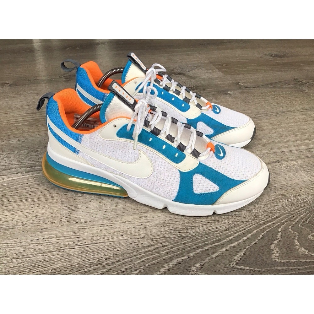 Nike Air Max 270 Futura AO1569-100 Mens Size 12 Shoes White Orange Blue Sneakers